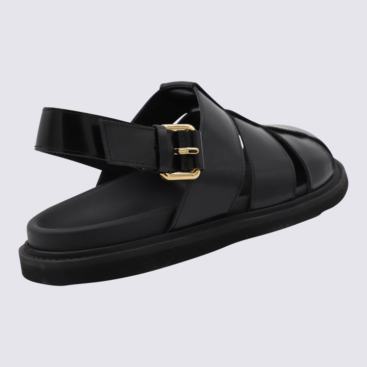 Moschino Sandals - Blacks and greys | bf36a0b243f38a5497b4605531ae55e6a87001ea