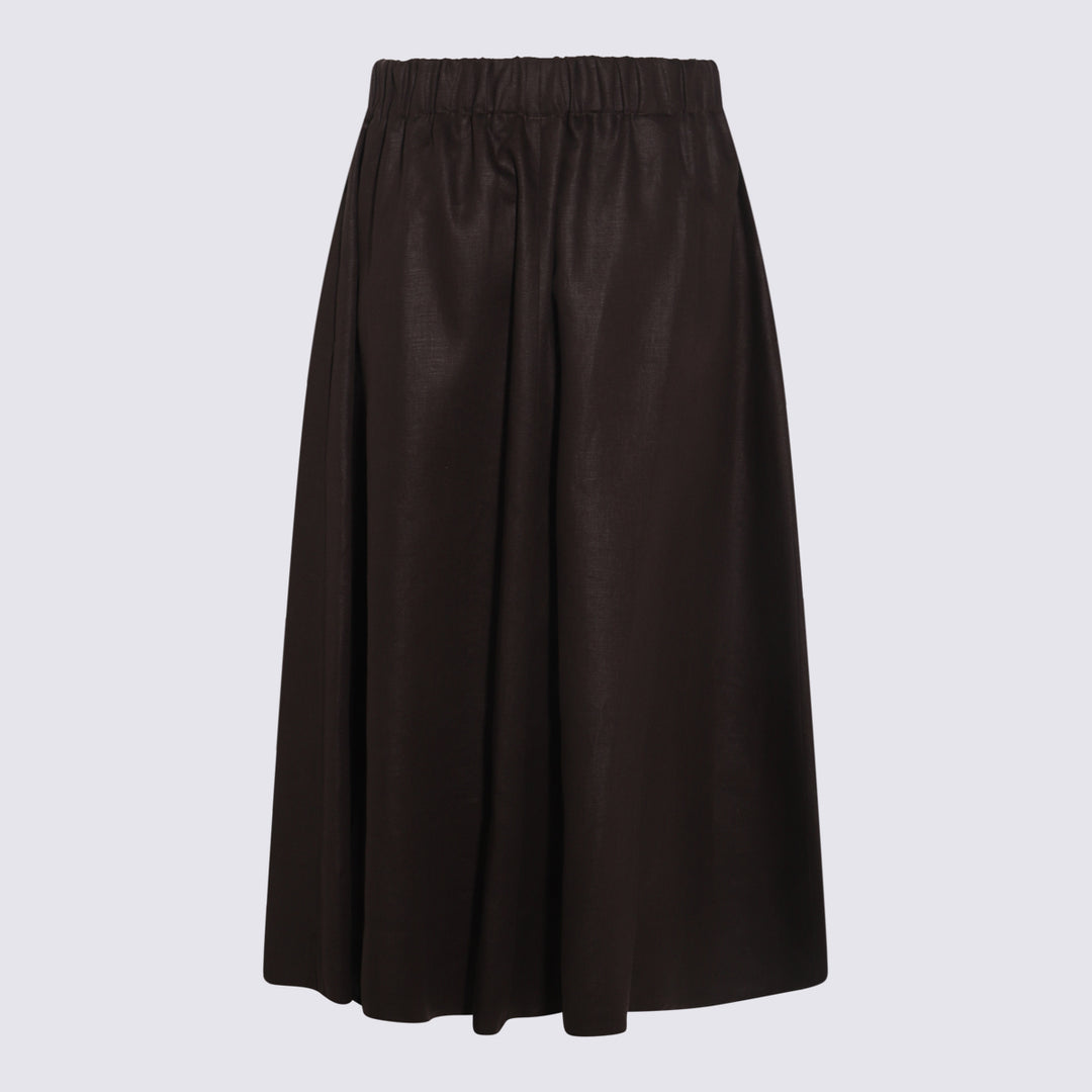 Brunello Cucinelli Skirts - DARK CHOCOLATE | 2d10adee3cb08688a16c692979c4a9775f168057
