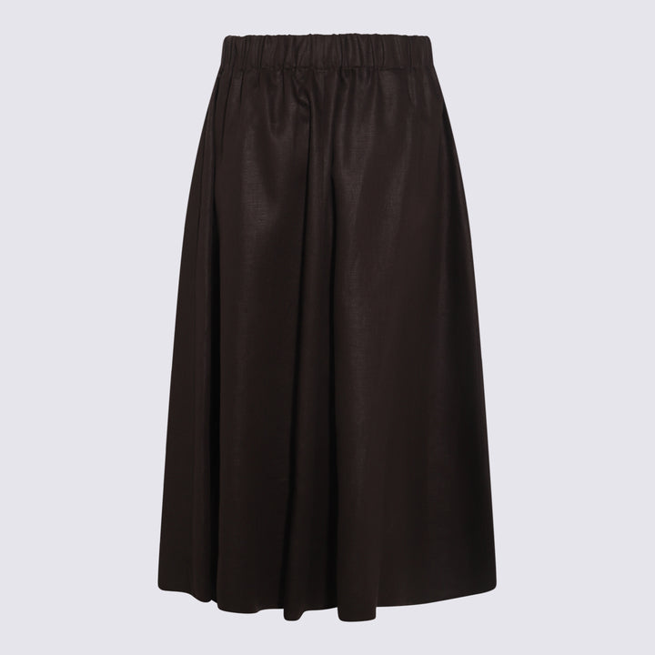 Brunello Cucinelli Skirts - DARK CHOCOLATE | 2d10adee3cb08688a16c692979c4a9775f168057