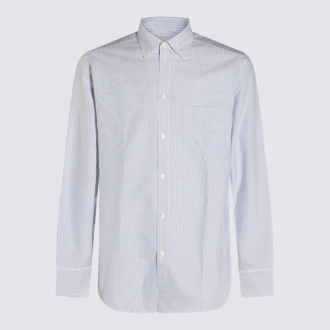 Golden Goose Shirts - WHITE/LIGHT BLUE | 531f32a19dc704a082eeaf0898cd9dfb70335964