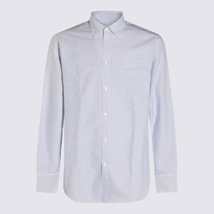 Golden Goose Shirts - WHITE/LIGHT BLUE | 531f32a19dc704a082eeaf0898cd9dfb70335964
