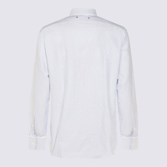 Shirts White/Light Blue