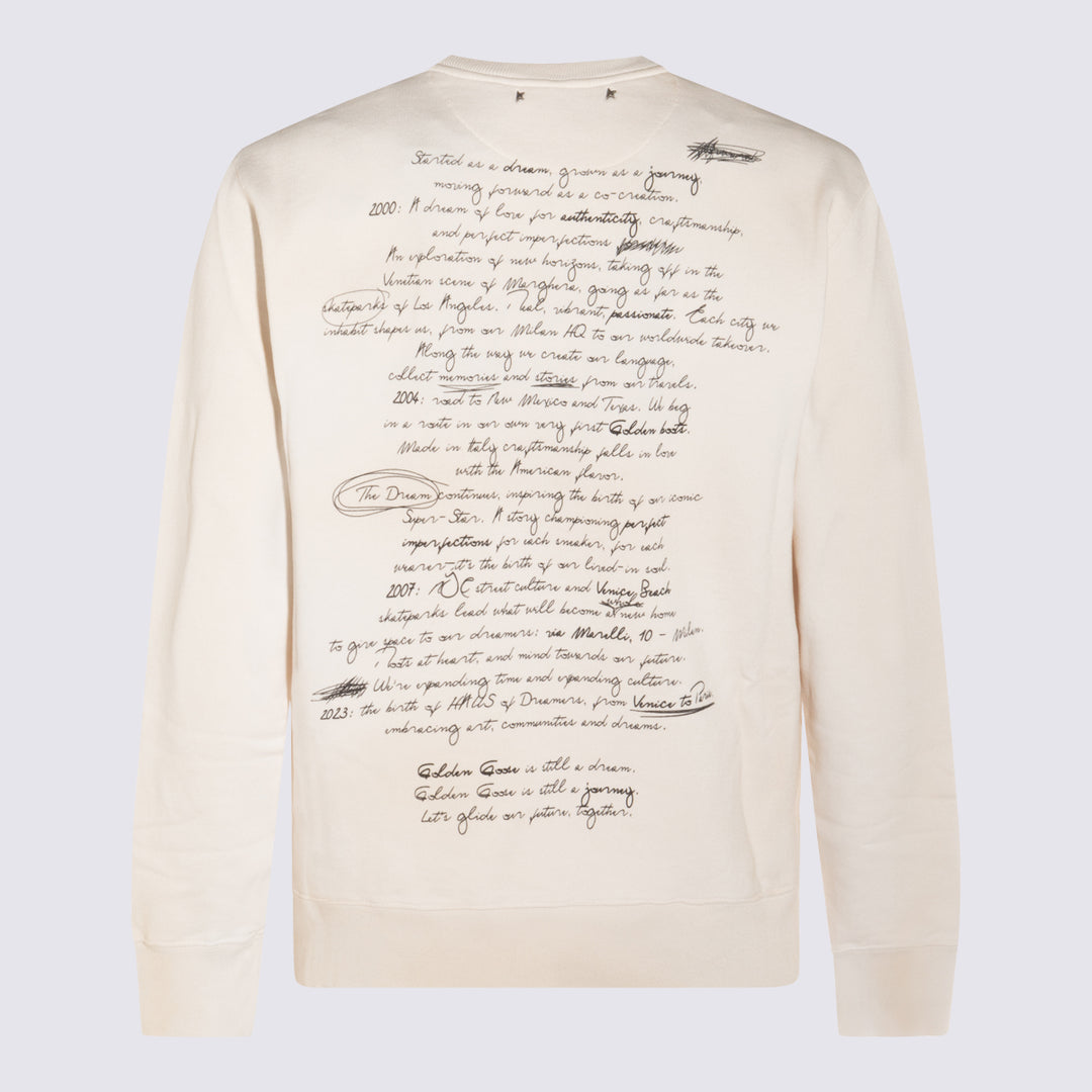 Golden Goose Sweaters - HERITAGE WHITE BLACK | cf5f2ce73ae2edbb2fe1290ff5141b115da95349