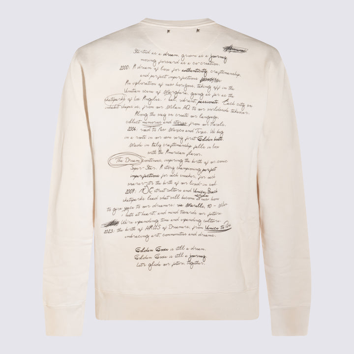 Golden Goose Sweaters - HERITAGE WHITE BLACK | cf5f2ce73ae2edbb2fe1290ff5141b115da95349