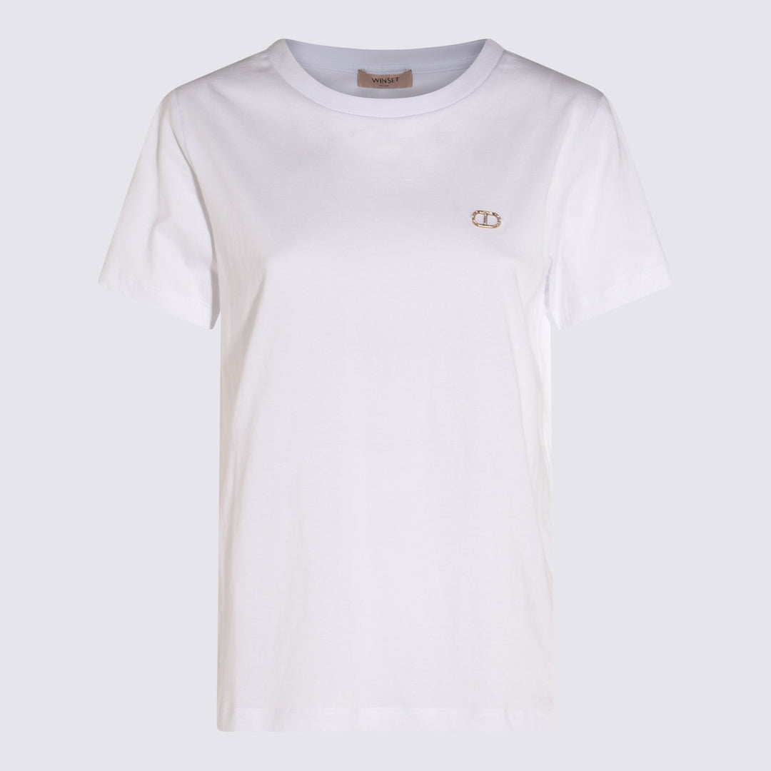 Twin-Set T-shirts and Polos - Light and natural | 910b73f98127ce2049109ec9a9b4c17526d304f6