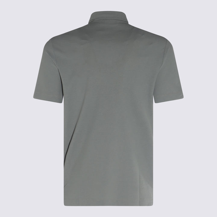 Zanone T-shirts and Polos - Blue and green | 34d69ca55a4cadc0805a3615c4ab2711838308a6