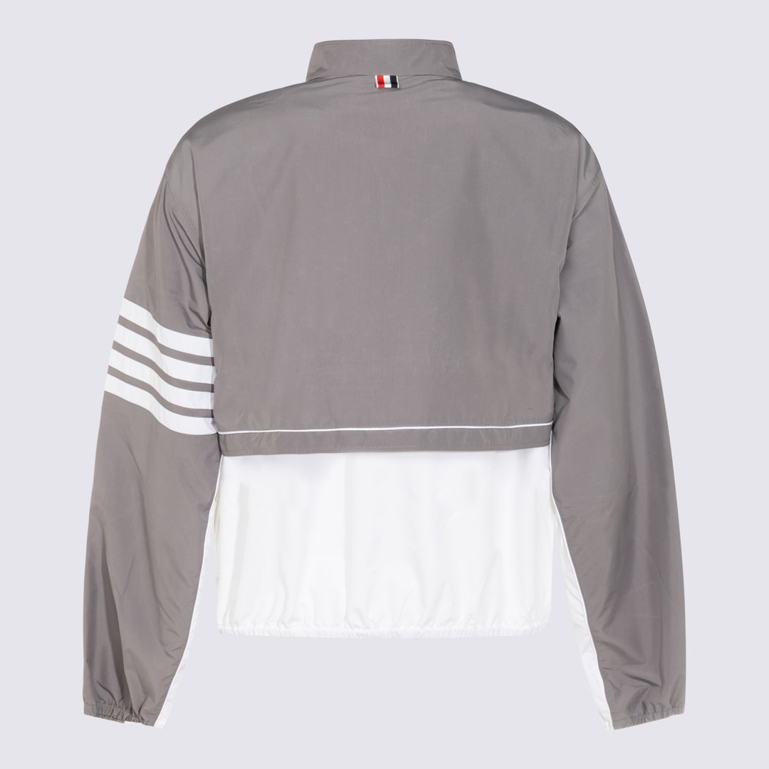 Thom Browne Jackets - MED GREY | fccab192b6ab2115b71248bf9089c889dcf43d2a