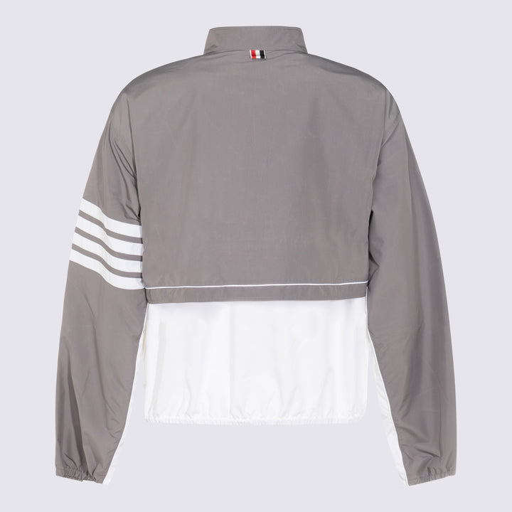 Thom Browne Jackets - MED GREY | fccab192b6ab2115b71248bf9089c889dcf43d2a