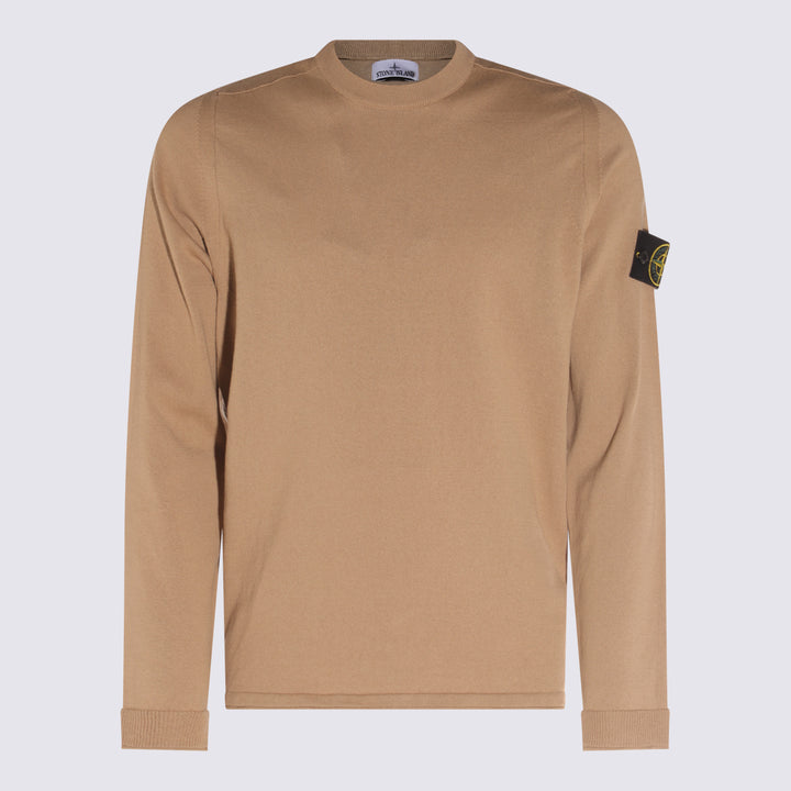 Stone Island Sweaters - BISCUIT | f307cd242157a4757c10109091ea85bf4e5eb53e