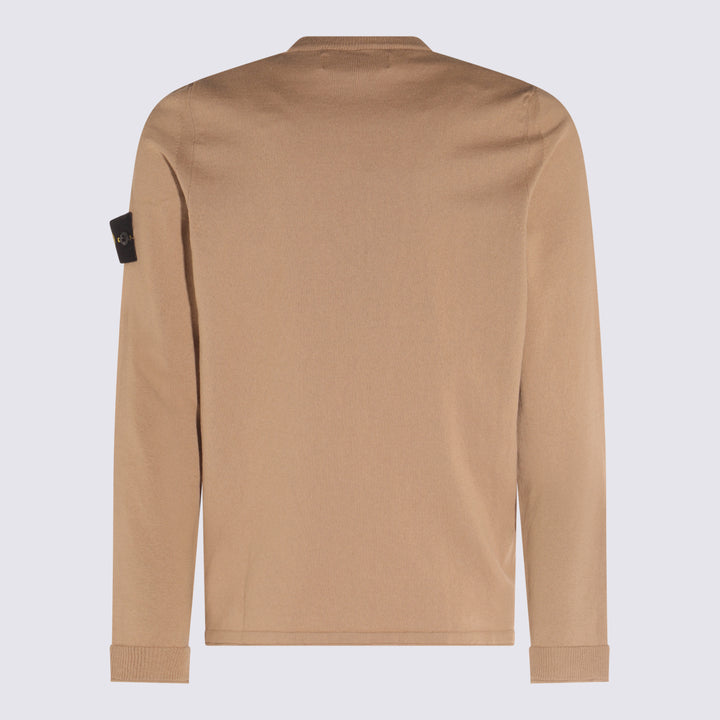 Stone Island Sweaters - BISCUIT | e364caf4f9e6f73fa9221933c8381db1105dd65c
