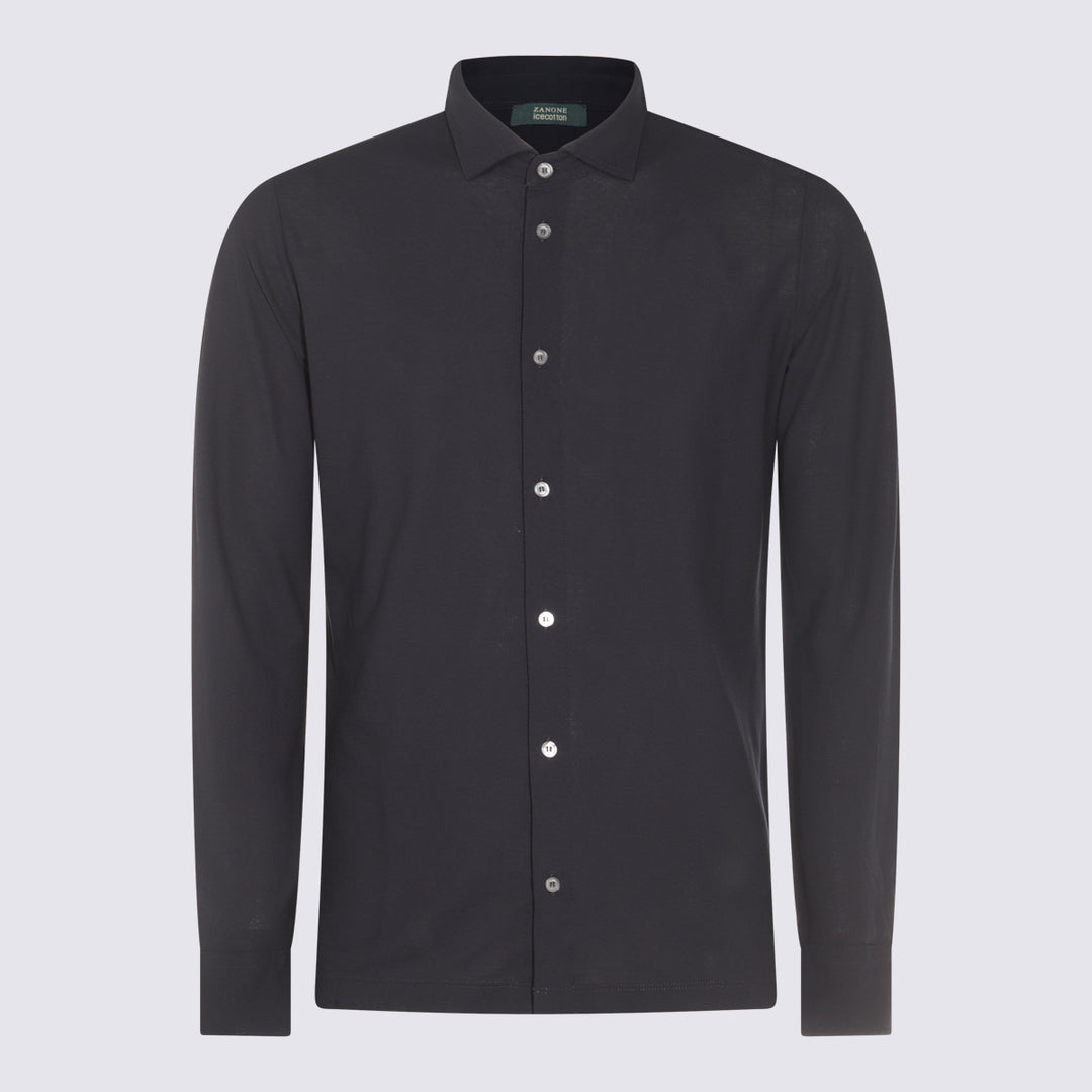 Zanone Shirts - Blue and green | afd3debac973b5b62aa1d154f44e1debe047a2a5