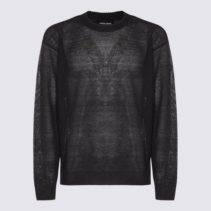 Giorgio Armani Sweaters - Blue and green | cf8fe1421bab1c396a9986ce6c42fce4afb560c2