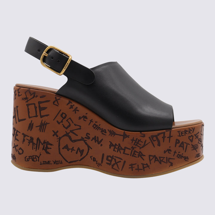 Chloè Sandals - Blacks and greys | ff307e55a9026a6dc5fbb51b8576bf8c72772cce