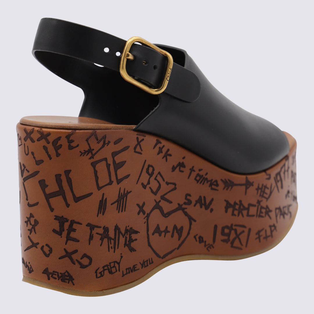 Chloè Sandals - Blacks and greys | 25605486753dff4fb71a8391b8862208e72120eb