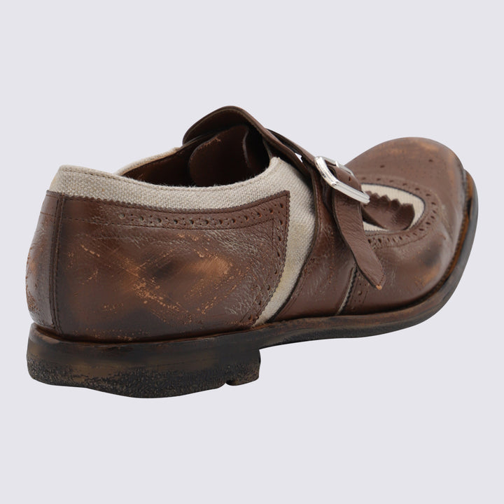 Church'S Flat shoes - WALNUT/ECRU | 40cd4c547b457e50e407741c8a8c7af80e54bcf0