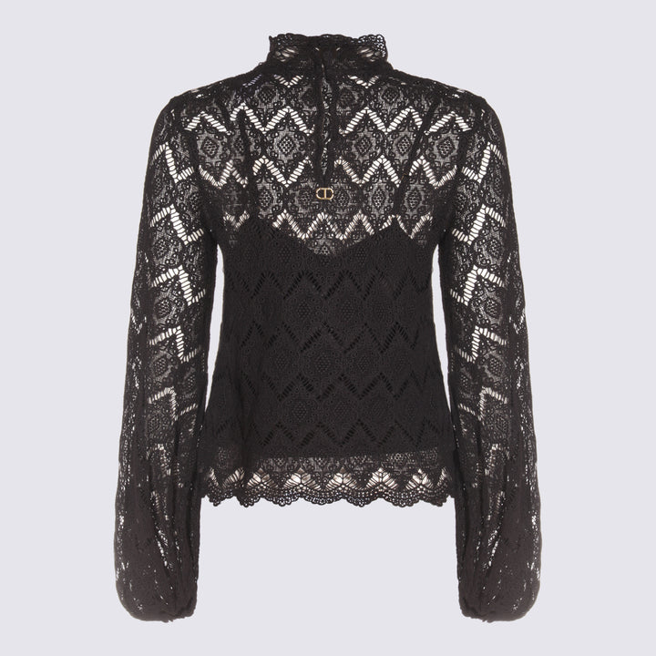 Twin-Set Top - Blacks and greys | 1ec2f4ea35dd0a1dfbf730ee4772ce2065862e4a