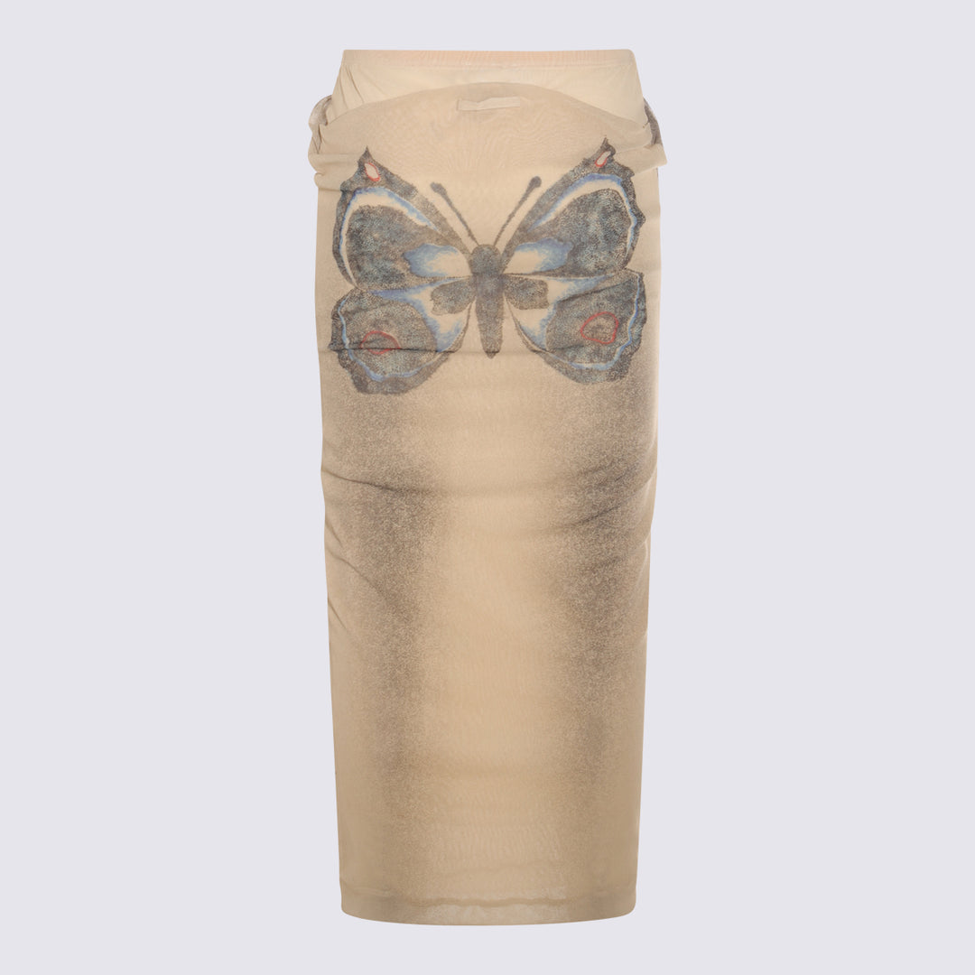 Jean Paul Gaultier Skirts - ECRU/BLACK/RED | dafe89d6dc2edf68b12ca9b0551623acf875dad6