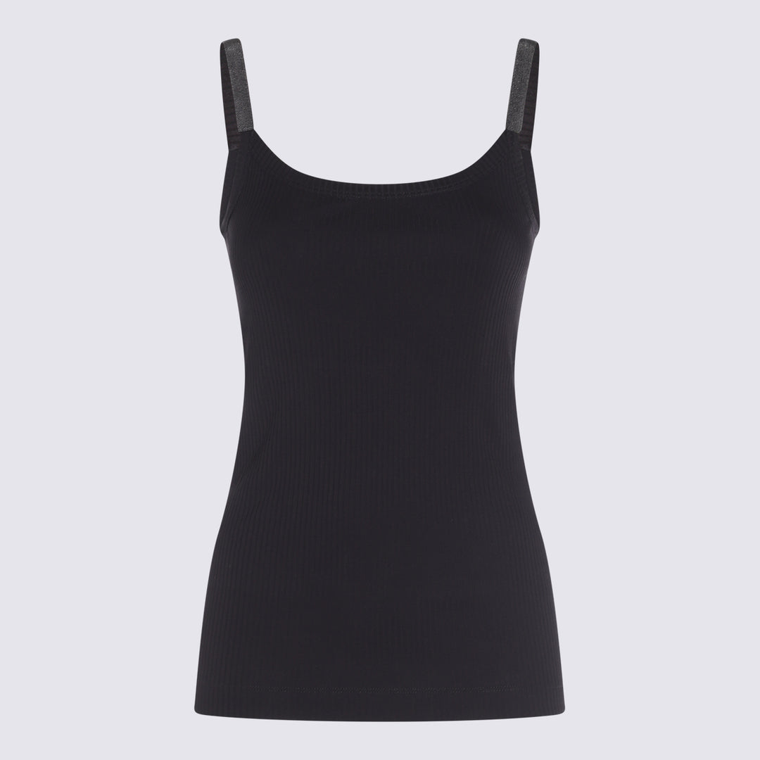 Brunello Cucinelli Top - Blacks and greys | 69b5080f4f8e2d6f8652a8016f73dd69b0a27ae3