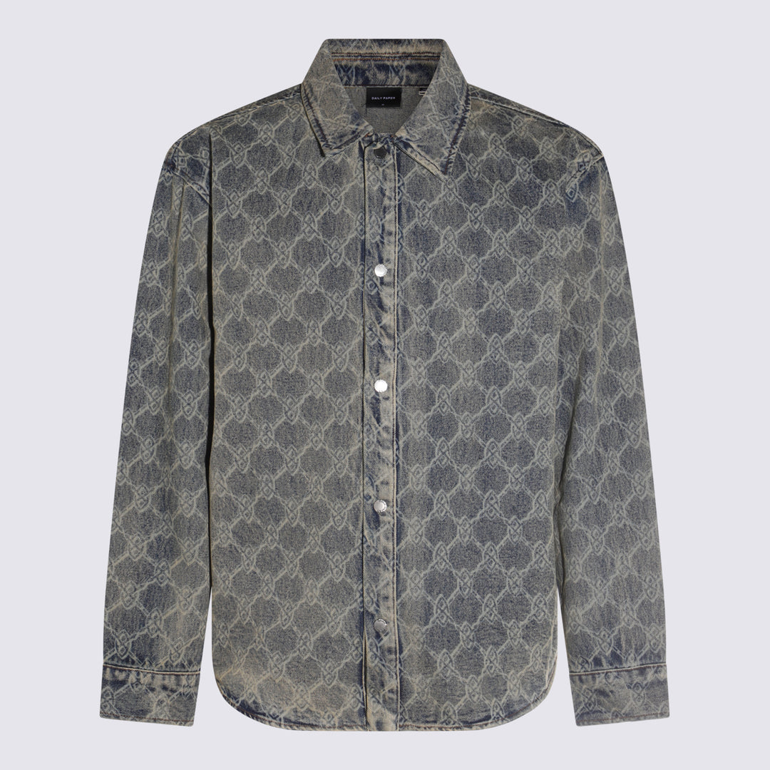 Daily Paper Uomo Jackets - Blue and green | f764f7e9bc214343a87aed15be6400b2c5c24879