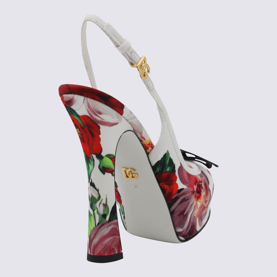 Dolce & Gabbana With Heel - BIANCO/FIORI | a83c4db30c752756232aa3cde5b182e6f091d267