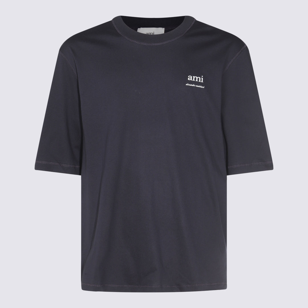 Ami Paris T-shirts and Polos - Blue and green | 720a379243145f595873b234e6e7ea2f365f30db