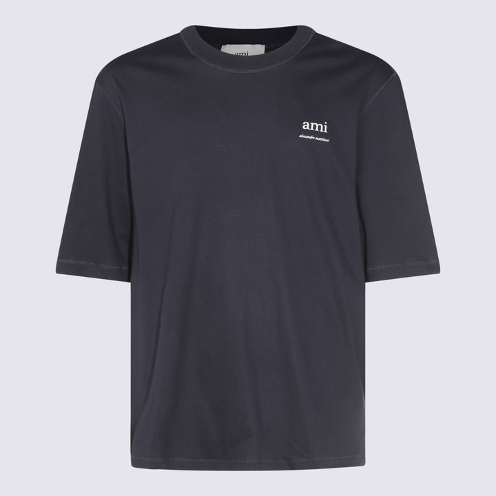 Ami Paris T-shirts and Polos - Blue and green | 720a379243145f595873b234e6e7ea2f365f30db