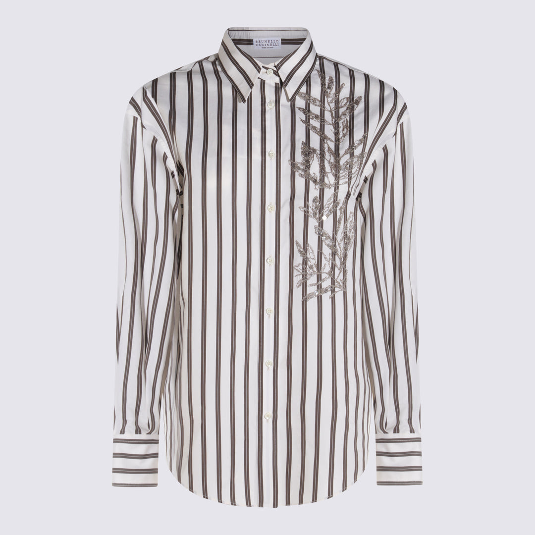 Brunello Cucinelli Shirts - PANAMA/MARRONE | ca56949fc5a0fe02a7023a34df7aca004fd2a578