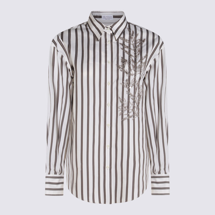 Brunello Cucinelli Shirts - PANAMA/MARRONE | ca56949fc5a0fe02a7023a34df7aca004fd2a578