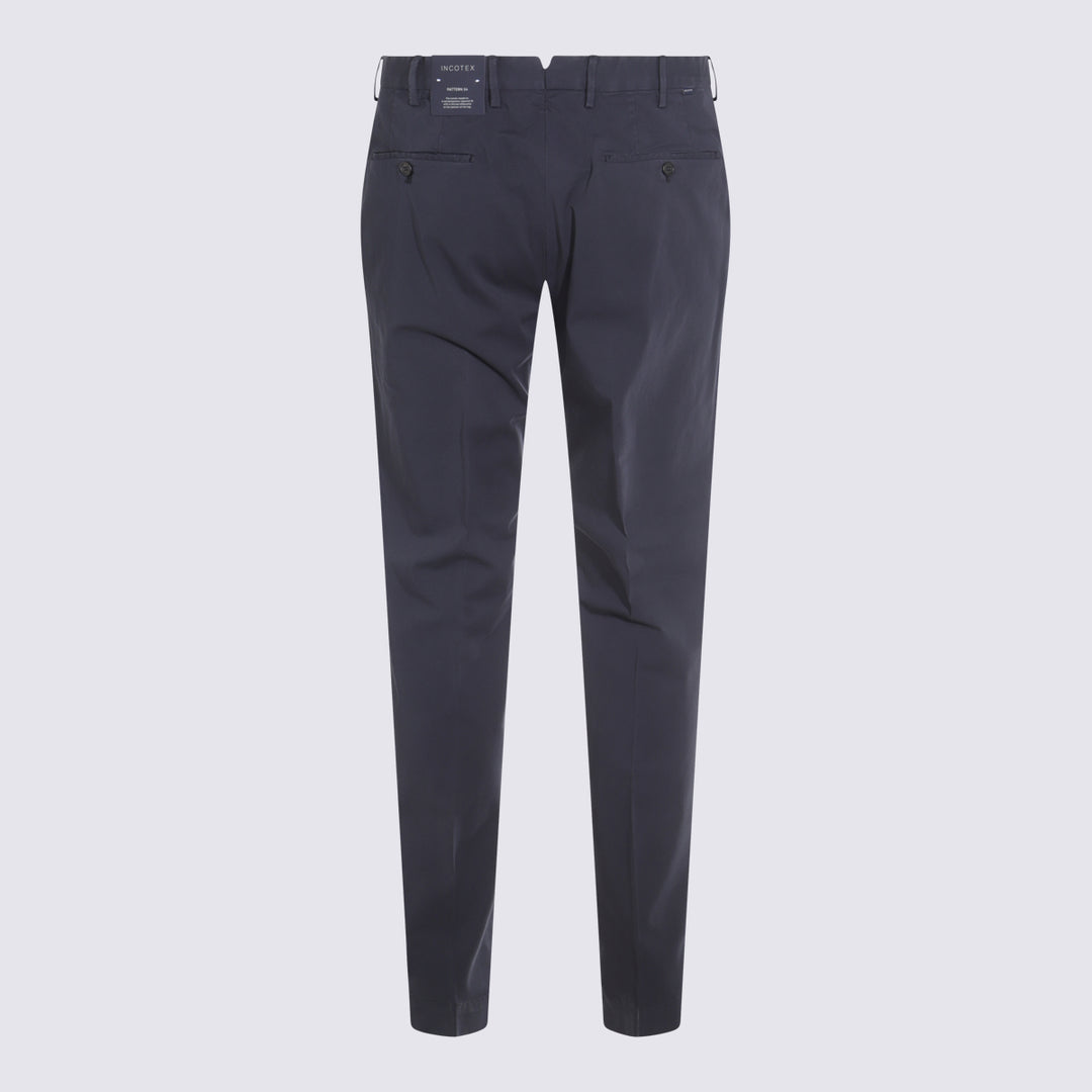Incotex Trousers - Blue and green | 72dd2b2ba2e0ed401b12a74ecc99961b61c17f17