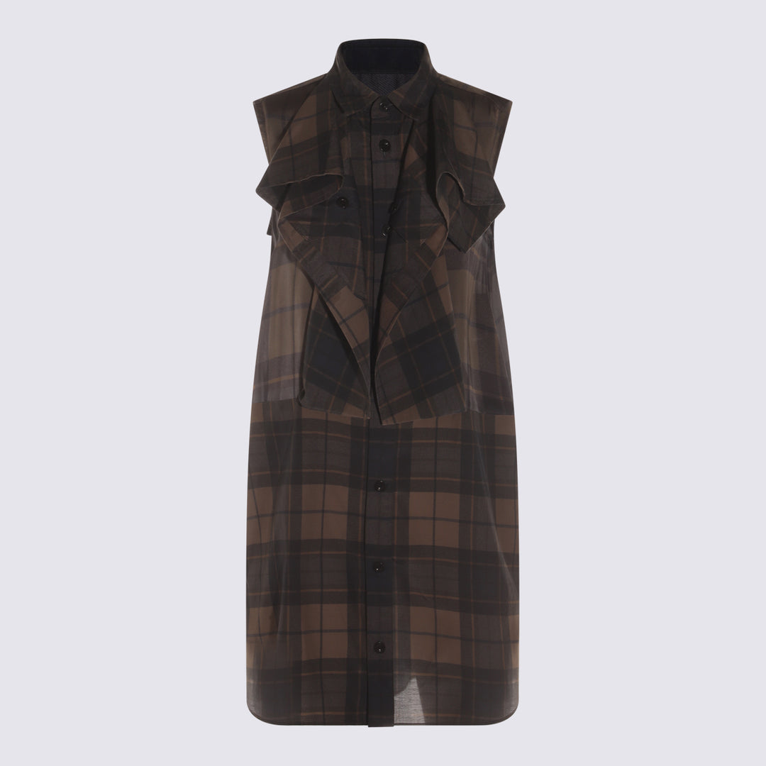 Sacai Dresses - KHAKI/NAVY | 54be883139aed16e2d81f5b5598a7cdf20bbf53c