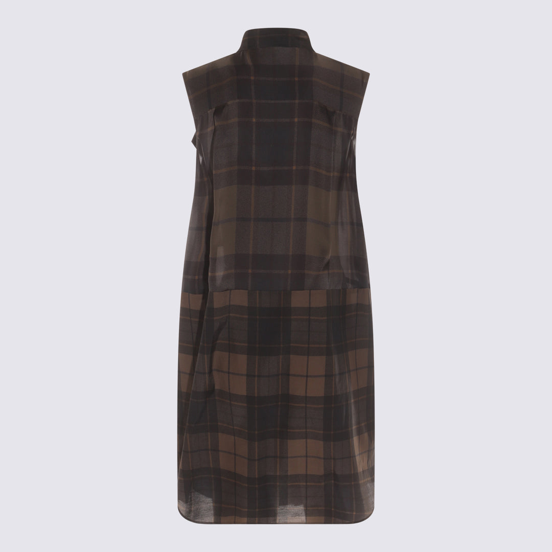 Sacai Dresses - KHAKI/NAVY | 683c72094231812a35d8f9e961fd4af80f6cef6d