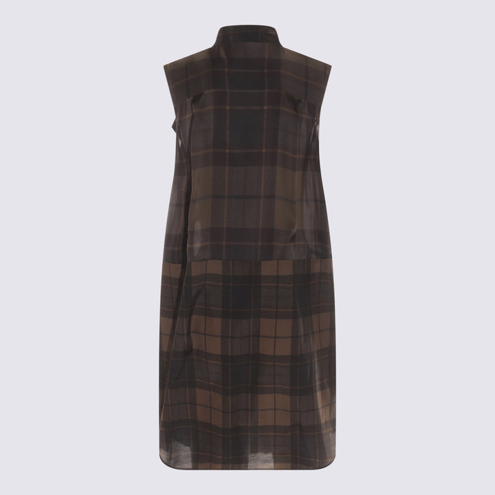 Sacai Dresses - KHAKI/NAVY | 683c72094231812a35d8f9e961fd4af80f6cef6d