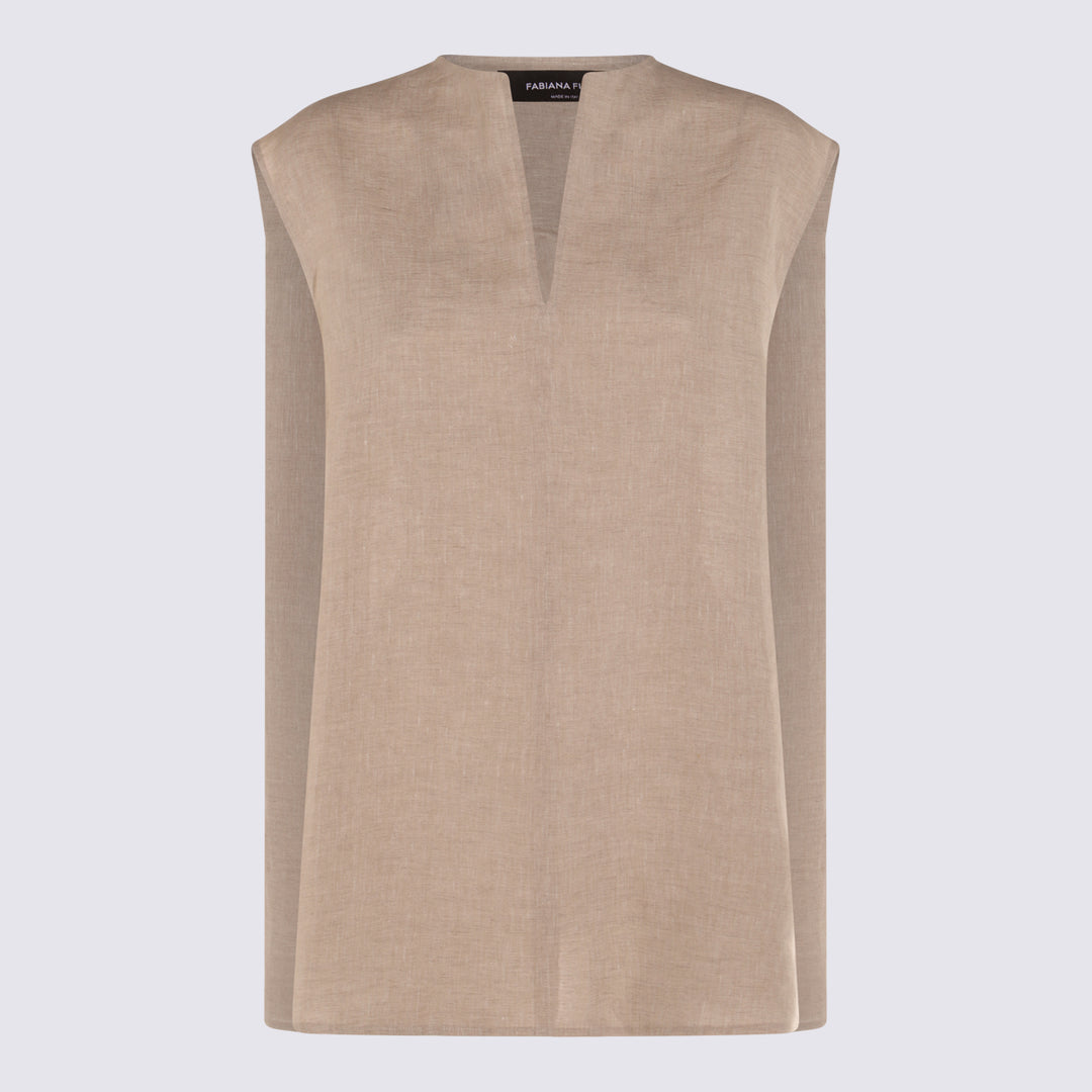 Fabiana Filippi Top - GREIGE | e7888a8b18a0a18053c1c2545273afc11158c788