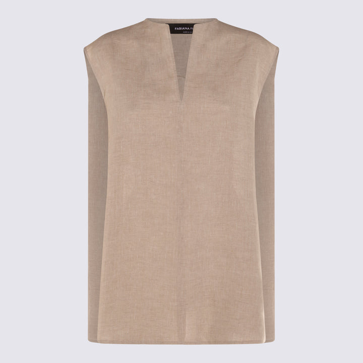 Fabiana Filippi Top - GREIGE | e7888a8b18a0a18053c1c2545273afc11158c788