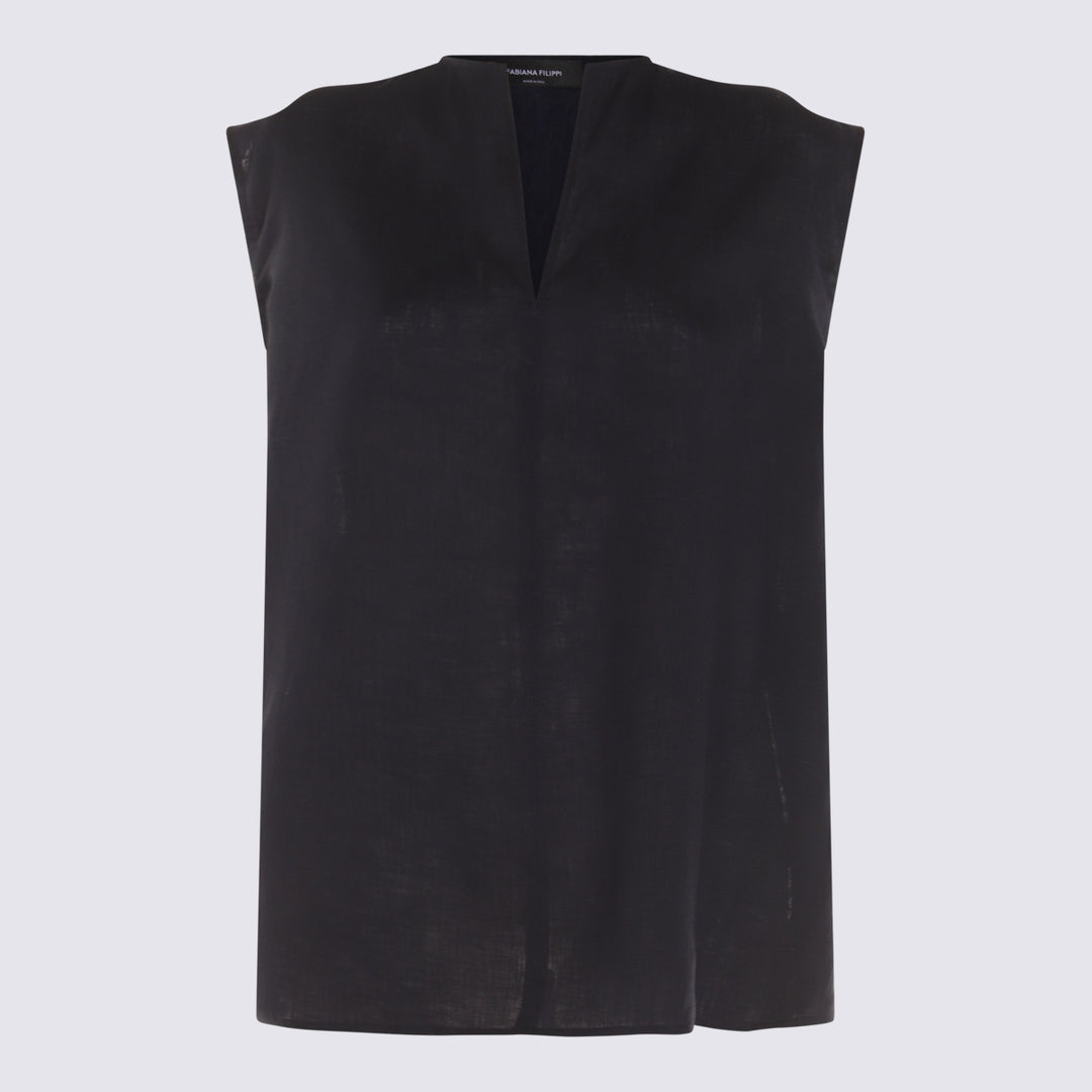 Fabiana Filippi Top - Blue and green | 8a12d76c57b4867f553ea5e6dbc8359b3ffa51b7