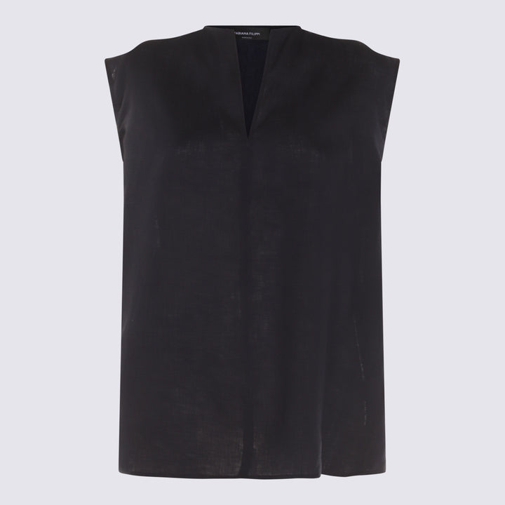 Fabiana Filippi Top - Blue and green | 8a12d76c57b4867f553ea5e6dbc8359b3ffa51b7