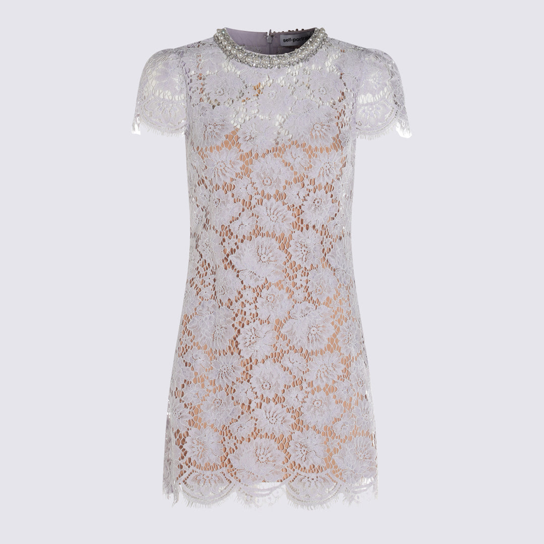 Self-Portrait Dresses - Blue and green | e72504d323df882f8af8aa2eb4a7036ec7a98991