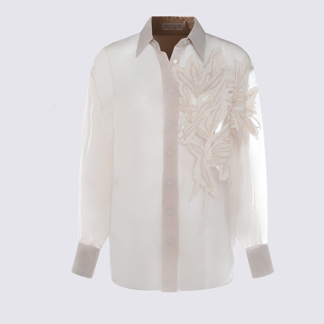 Brunello Cucinelli Shirts - Light and natural | ded108acbd819745ec1adc56d38b78b6c152ae2e