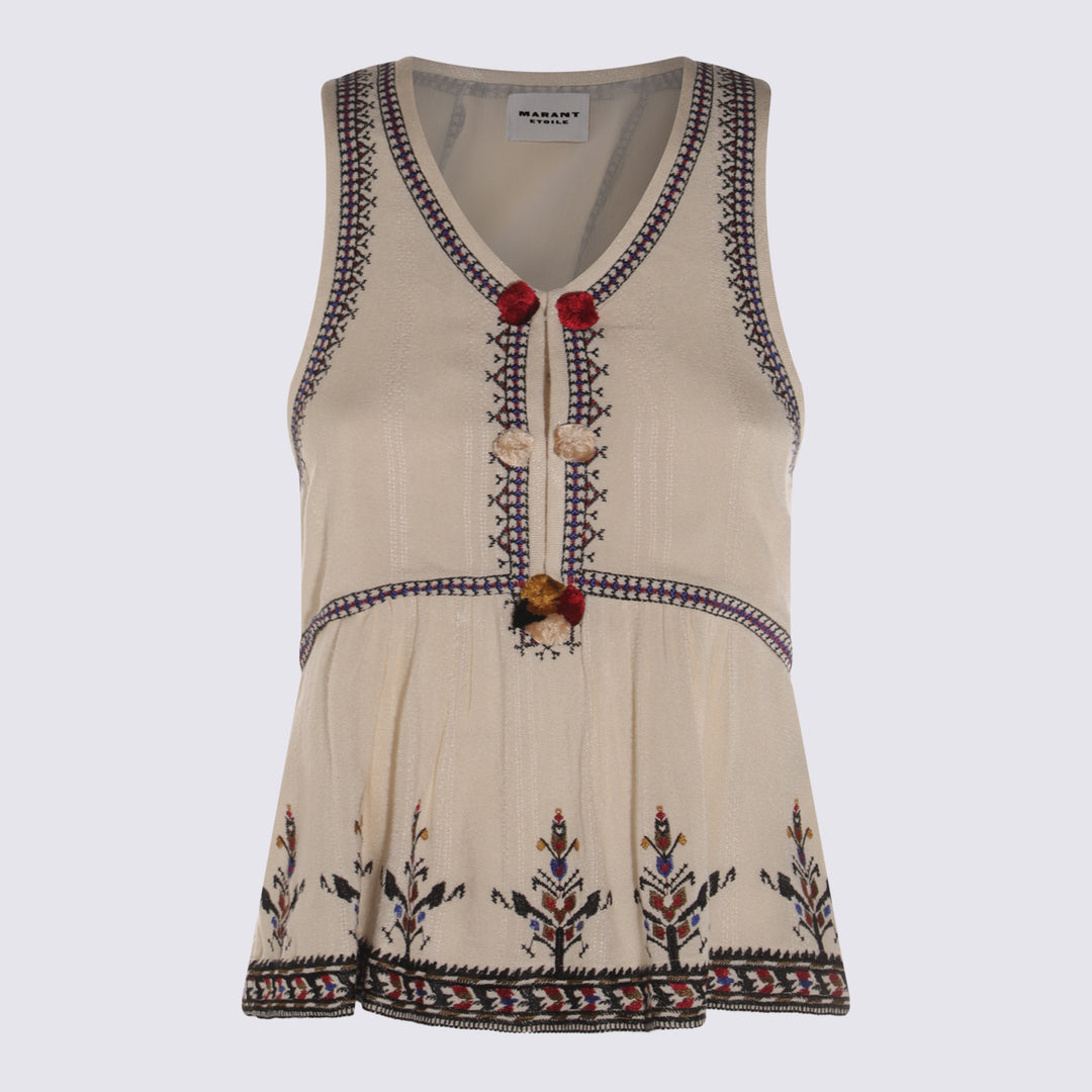 Marant Etoile Top - Light and natural | c66cc542624bea111e54922a0f85edf71d777973