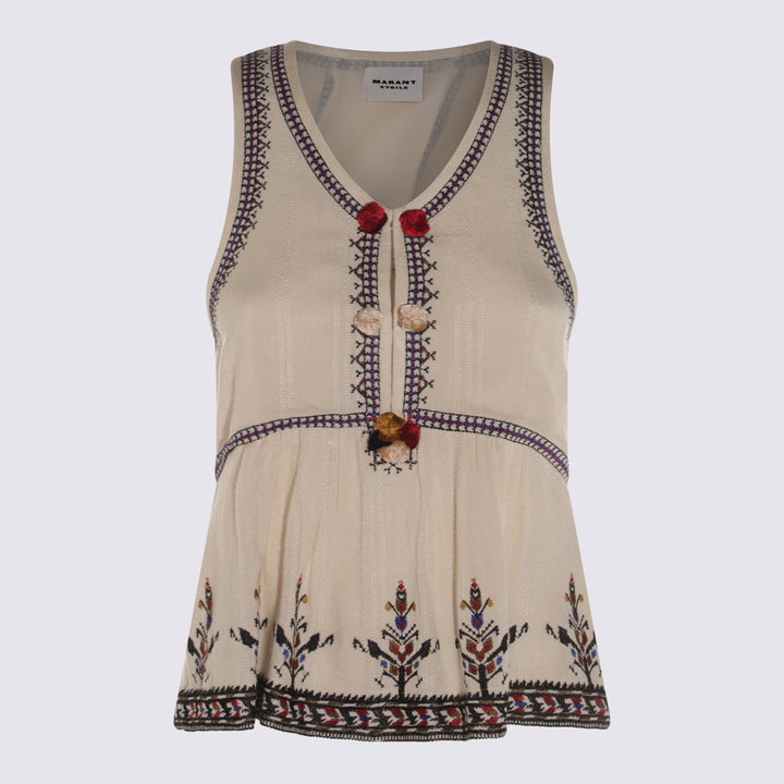 Marant Etoile Top - Light and natural | c66cc542624bea111e54922a0f85edf71d777973