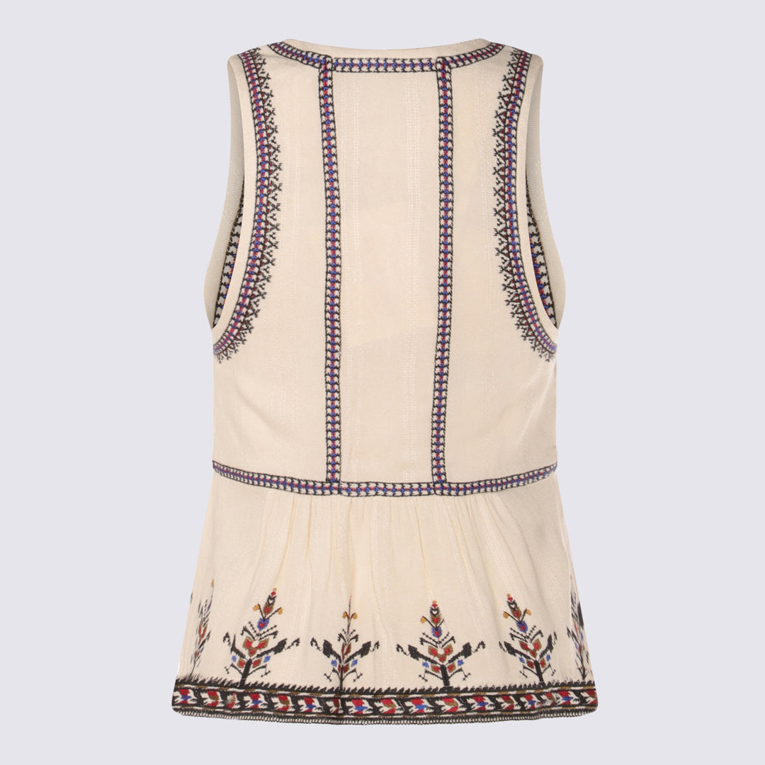 Marant Etoile Top - Light and natural | db1237fc6222e742825aac3a8f3335b5897ee650