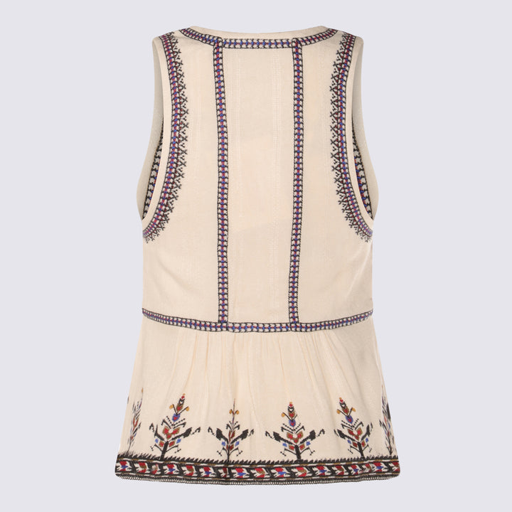 Marant Etoile Top - Light and natural | db1237fc6222e742825aac3a8f3335b5897ee650