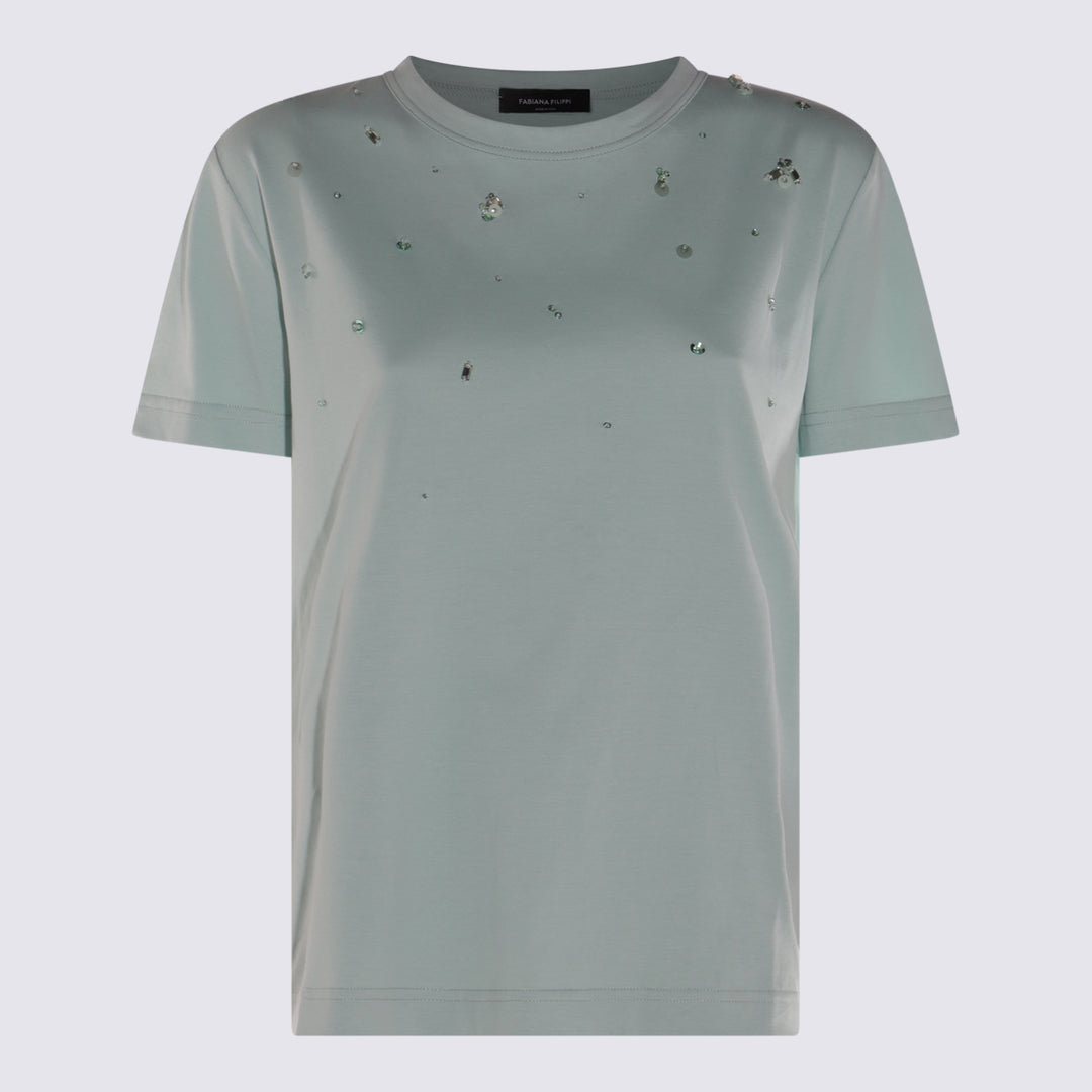 Fabiana Filippi T-shirts and Polos - Blu e Verdi | 9461f10d1d8437b614467ede96212f26adb0ee15