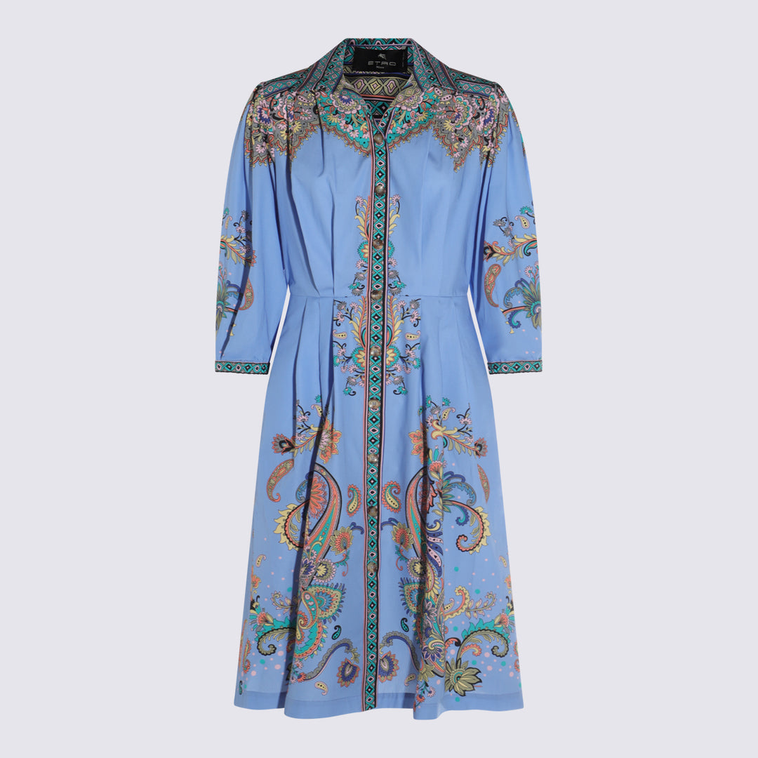 Etro Dresses - Blue and green | 58feced9832f0ceef4cdf95f6b334f4f3ac9934a