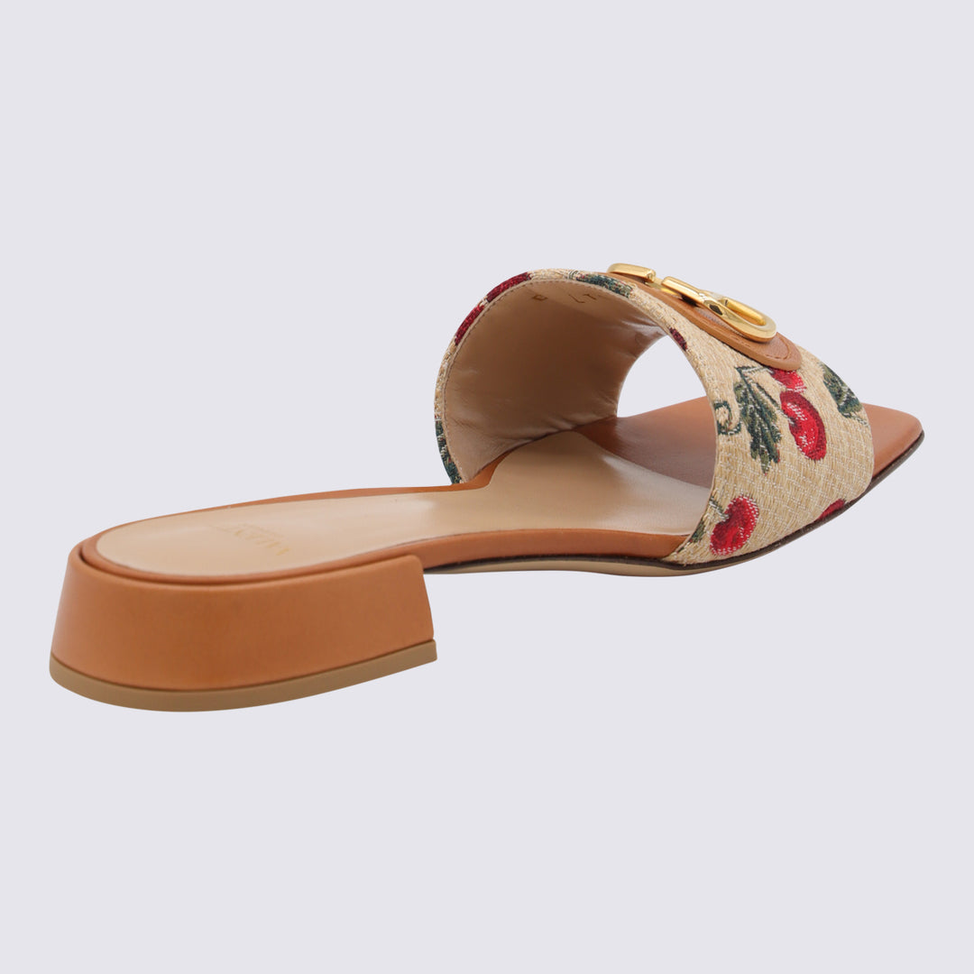 Valentino Garavani Flat shoes - NATURALE/ROSSO | a482b478d09f9c87115baf2eae03962dc50eb06b