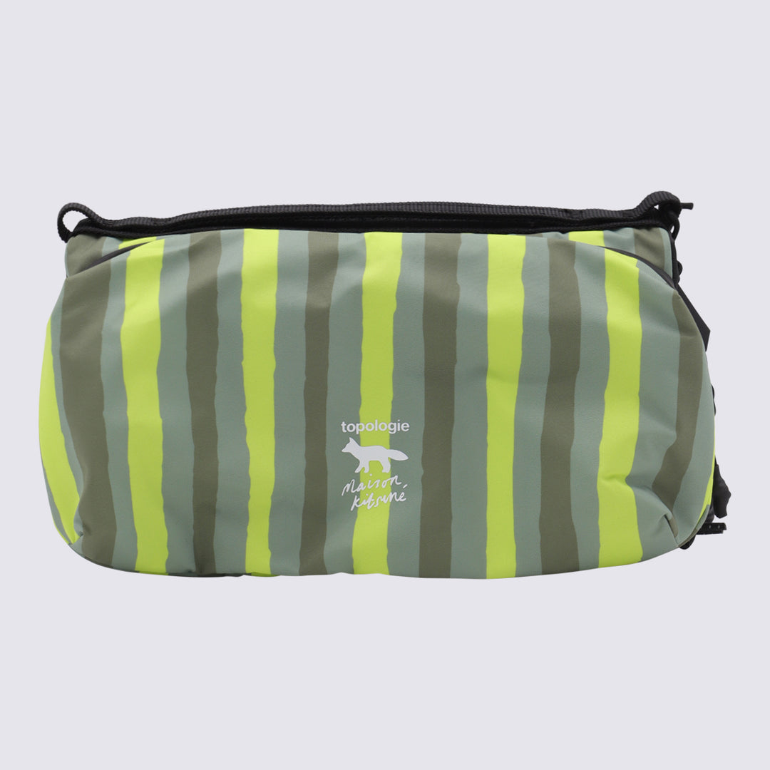 Maison Kitsune' Bags - VERT DE GRIS CITRON VERT PRINT | 58c8a49b00cecde9f0d8183dff165dc2fa244e09