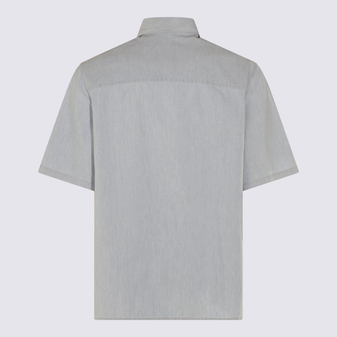 Maison Kitsune' Shirts - Blue and green | 8b45dd20adc75715ec0915010378169b9575315b