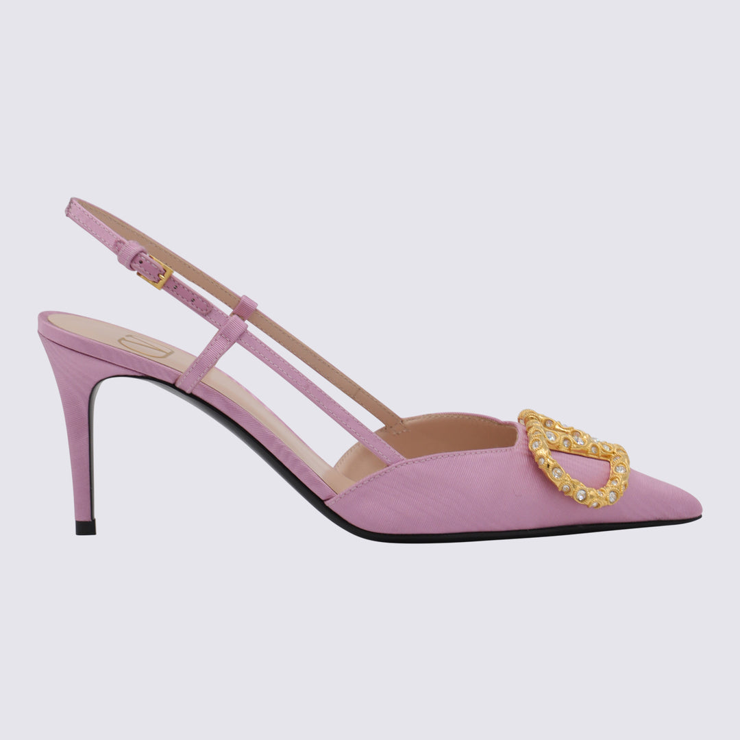 Valentino Garavani With Heel - ROSA/CRYSTAL | a0a16be9aac43f1accd03b1df2e8322f666bde1f