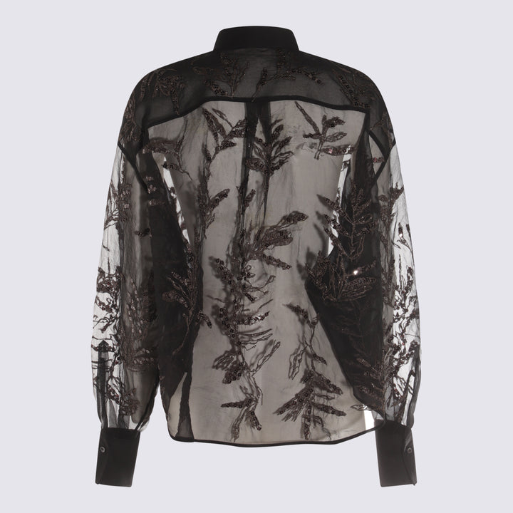 Brunello Cucinelli Shirts - Blacks and greys | f05a3d279764e93d8f25539b914d5fbb4ccb1c7f