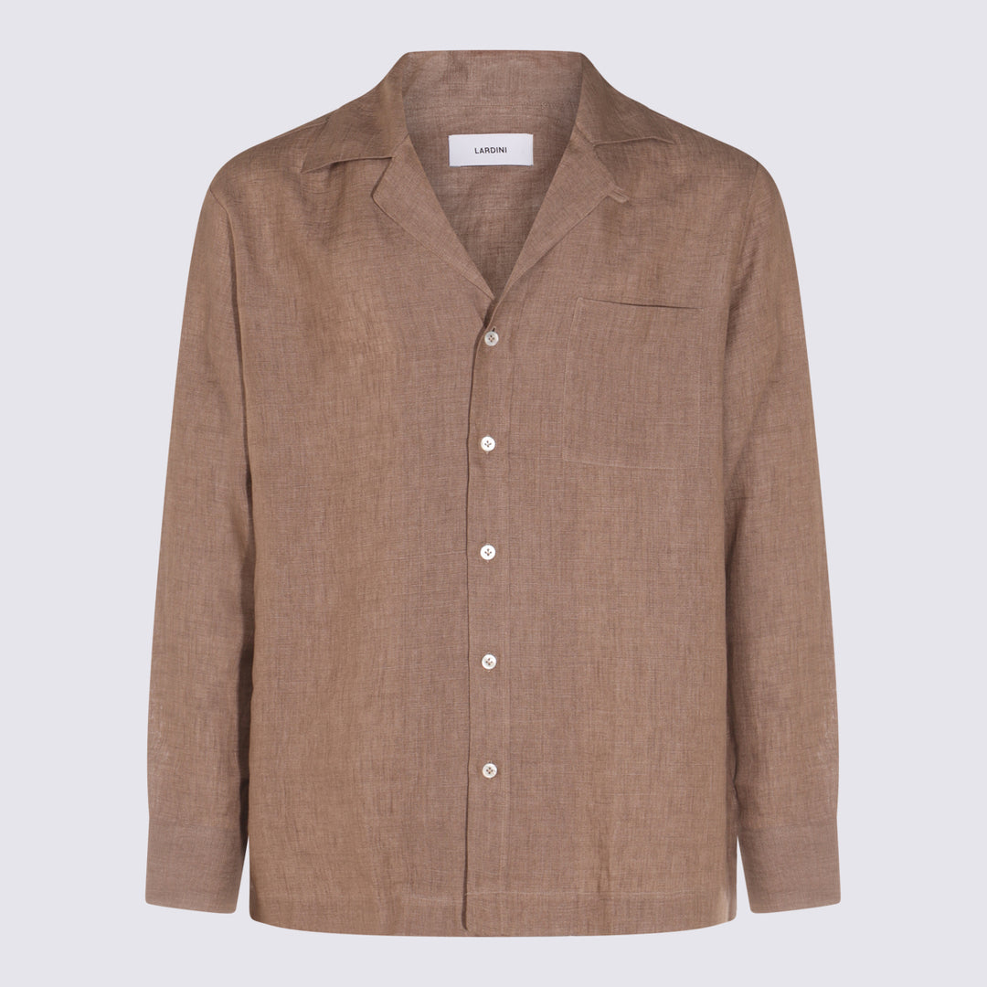 Lardini Shirts - TOBACCO | 22cd0a6076b95ecd6ef7115101c914b0a129d3bc